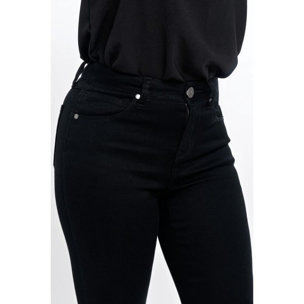 1822 Denim Gia Ankle Skinny Jeans Soft Stretchy Black NWT 12 Petite - Picture 10 of 11